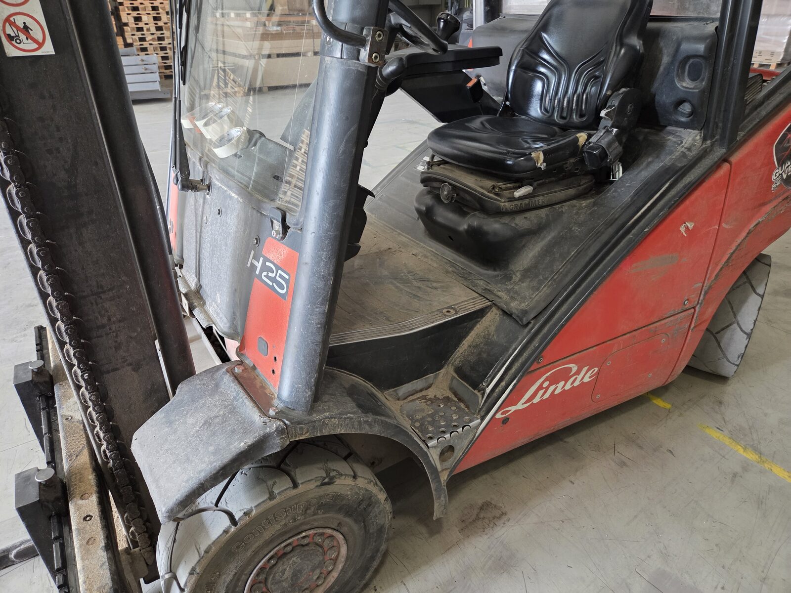 Linde H25T detail
