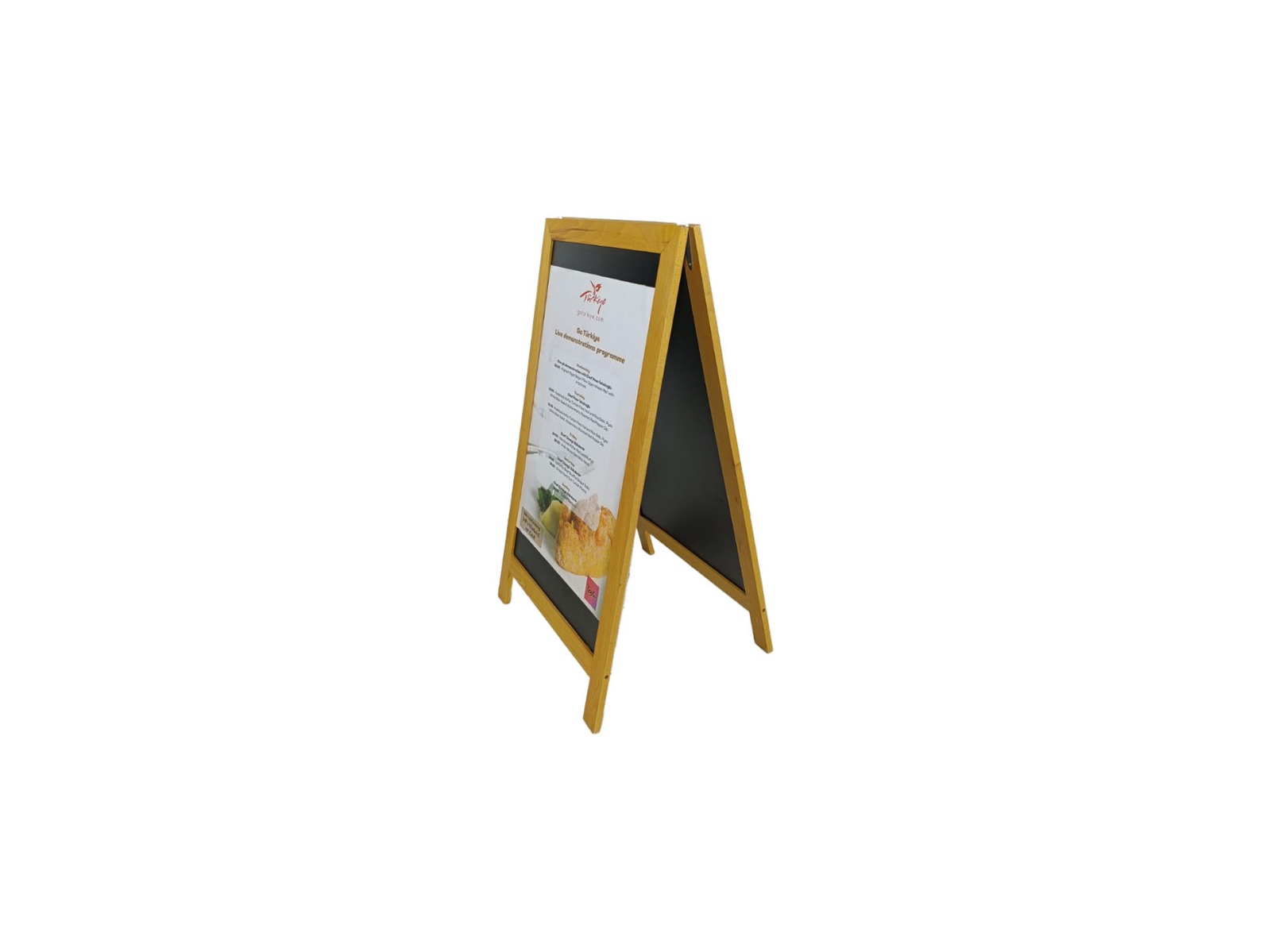 Reklamní stojan hnědý 1260x700mm