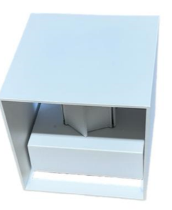 Lampa bílá kostka