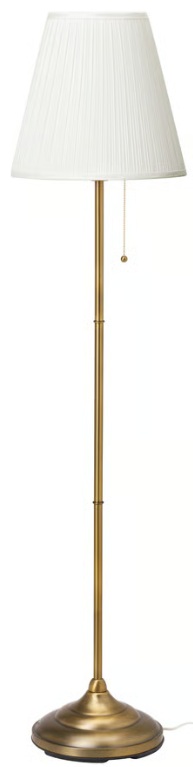 Lampa bílá D 45 H-155 stojací