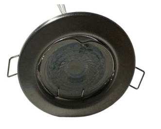 LED Recessed round Panel 8 chrome